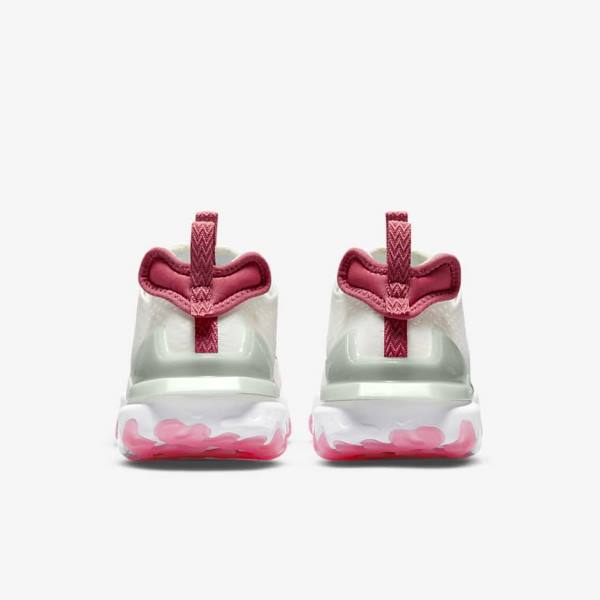 Women's Nike React Vision Sneakers Platinum / Pink | NK934GIQ