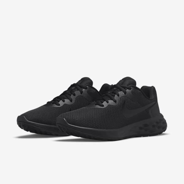 Women's Nike Revolution 6 Next Nature Road Running Shoes Black / Dark Grey | NK713FQJ