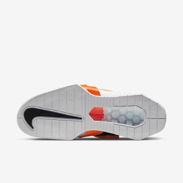 Women's Nike Romaleos 4 Training Shoes Orange / White / Black | NK270AHC