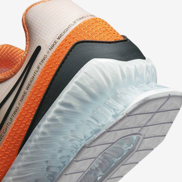 Women's Nike Romaleos 4 Training Shoes Orange / White / Black | NK270AHC