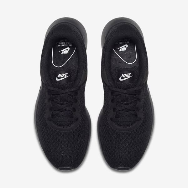 Women's Nike Tanjun Sneakers Black / White | NK183MQL