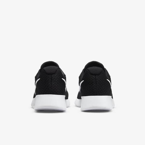 Women's Nike Tanjun Sneakers Black / White | NK246IYS