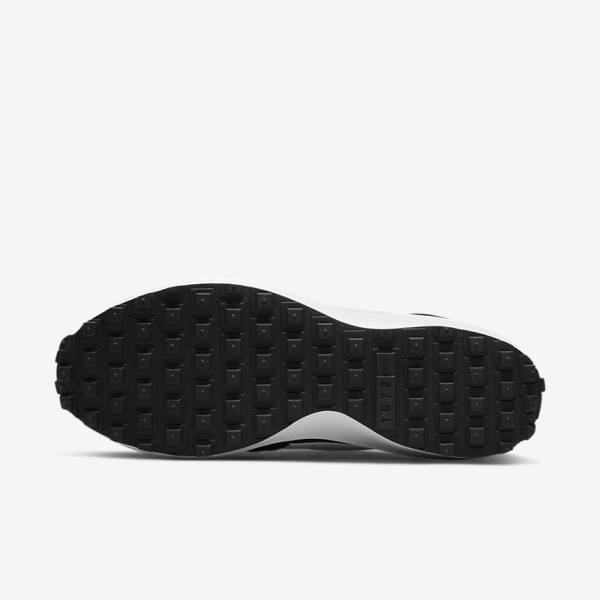 Women's Nike Waffle Debut Sneakers Black / Orange / White | NK038KUE