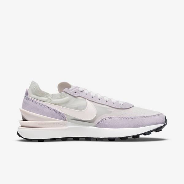 Women's Nike Waffle One Sneakers White / Light Pink | NK279XGN