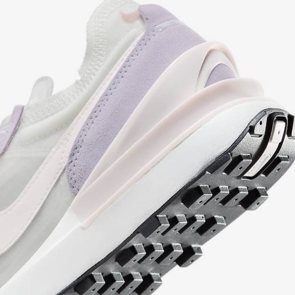 Women's Nike Waffle One Sneakers White / Light Pink | NK279XGN