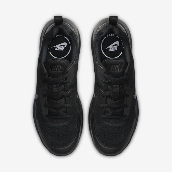 Women's Nike Wearallday Sneakers Black | NK403GTS