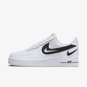 Men's Nike Air Force 1 07 Sneakers White / Black | NK069OAR