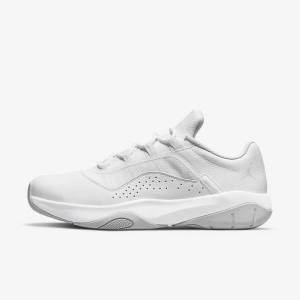 Men's Nike Air Jordan 11 CMFT Low Jordan Shoes White / Platinum | NK421HSG