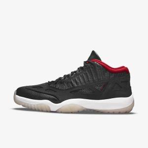 Men's Nike Air Jordan 11 Retro Low IE Jordan Shoes Black / Multicolor / Red | NK971FMQ