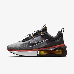 Men's Nike Air Max 2021 Sneakers Black / Red / White | NK456RUF