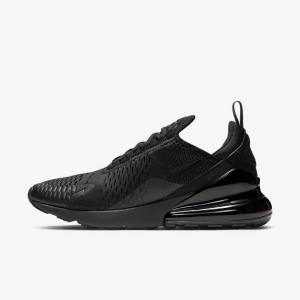 Men's Nike Air Max 270 Sneakers Black | NK495UNM