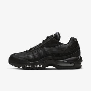 Men's Nike Air Max 95 Essential Sneakers Black / Dark Grey | NK248BUO