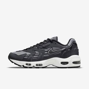 Men's Nike Air Max 96 II Sneakers Grey / Dark Grey / White / Black | NK167IND