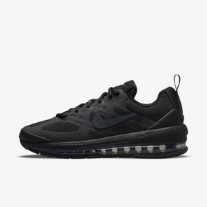 Men's Nike Air Max Genome Sneakers Black / Dark Grey | NK857SVF