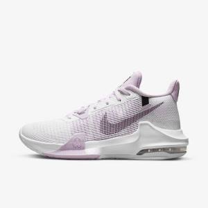 Men's Nike Air Max Impact 3 Basketball Shoes White / Black | NK097DAH