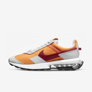 Men's Nike Air Max Pre-Day Sneakers White / Burgundy | NK260JAQ