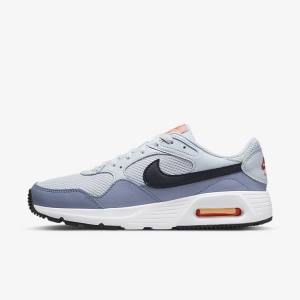 Men's Nike Air Max SC Sneakers Platinum / White / Black | NK698KCH