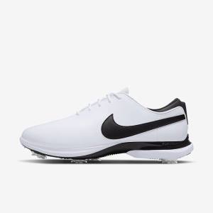 Men's Nike Air Zoom Victory Tour 2 Golf Shoes White / Black | NK749LEY