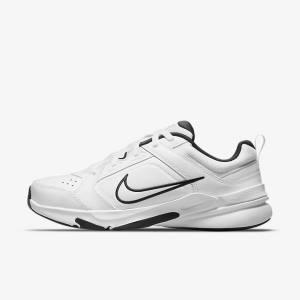 Men's Nike Defy All Day Training Shoes White / Black / White | NK037ITU