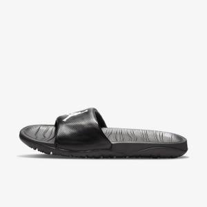 Men's Nike Jordan Break Slides Black / White | NK548KYF