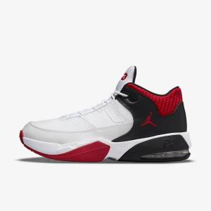 Men's Nike Jordan Max Aura 3 Jordan Shoes White / Black / Red | NK567UVM