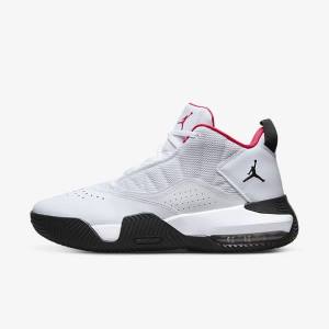 Men's Nike Jordan Stay Loyal Sneakers White / Black / Pink | NK091GKX