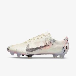 Men's Nike Mercurial Vapor Next Nature FG Firm-Ground Football Shoes Light Pink / Orange / Black | NK417QHK