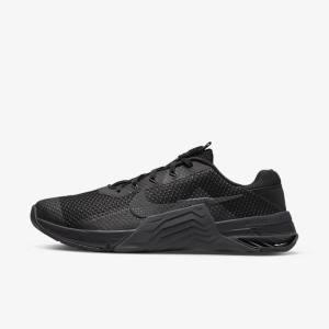 Men's Nike Metcon 7 Training Shoes Black / Dark Grey | NK463BOI