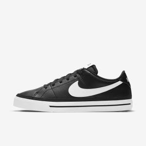 Men's Nike NikeCourt Legacy Sneakers Black / Light Brown / White | NK472GWV