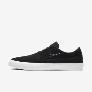 Men's Nike SB Shane Sneakers Black / White | NK605PWY