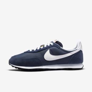 Men's Nike Waffle Trainer 2 Sneakers Blue / Navy / White | NK561UIS