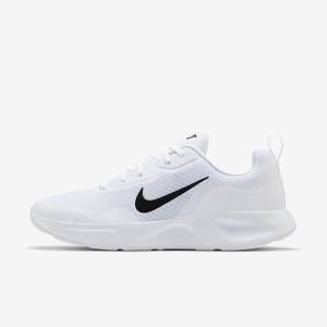 Men's Nike Wearallday Sneakers White / Black | NK623IVG