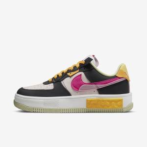 Women's Nike Air Force 1 Fontanka Sneakers White / Purple / Pink | NK145DMB