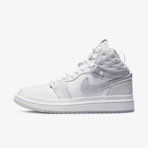 Women's Nike Air Jordan 1 Acclimate Jordan Shoes White / Grey | NK569YKI