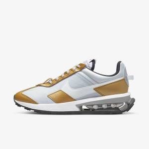 Women's Nike Air Max Pre-Day SE Sneakers Platinum / Metal Gold / Metal Silver / White | NK053NSC