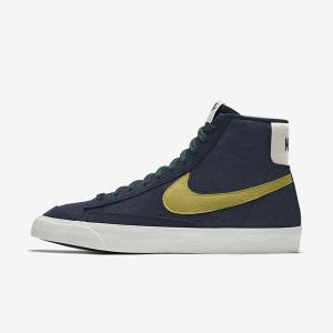 Women's Nike Blazer Mid 77 By You Custom Sneakers Multicolor | NK640LDG