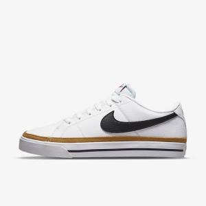 Women's Nike Court Legacy Next Nature Sneakers White / Orange / Black | NK452GET