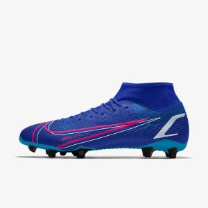 Women's Nike Mercurial Superfly 8 Academy By You Custom Football Shoes Multicolor | NK571IBV