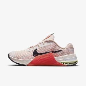 Women's Nike Metcon 7 Training Shoes Light Pink / Light Green / Purple | NK780MKG