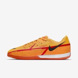 Women's Nike Phantom GT2 Academy IC Indoor-Court Football Shoes Orange / Light Red / Black | NK695CPV