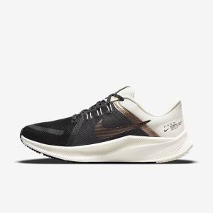 Women's Nike Quest 4 Premium Road Running Shoes Metal / Grey | NK495JVR