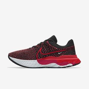 Women's Nike React Infinity Run 3 By You Custom Road Running Shoes Black | NK608NBX