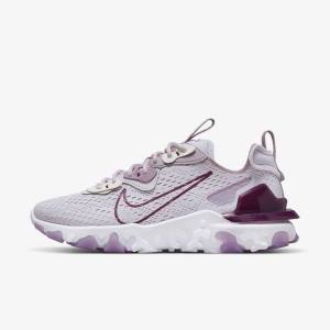 Women's Nike React Vision Sneakers Purple | NK280INT