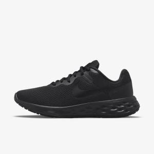 Women's Nike Revolution 6 Next Nature Road Running Shoes Black / Dark Grey | NK713FQJ