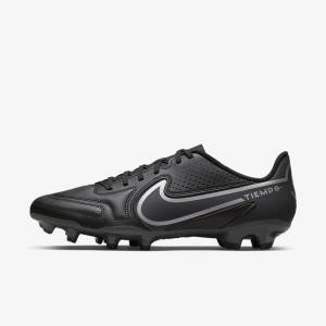 Women's Nike Tiempo Legend 9 Club MG Multi-Ground Football Shoes Black / Dark Grey | NK715BZG