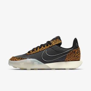 Women's Nike Waffle Racer 2X Sneakers Black | NK042UZF